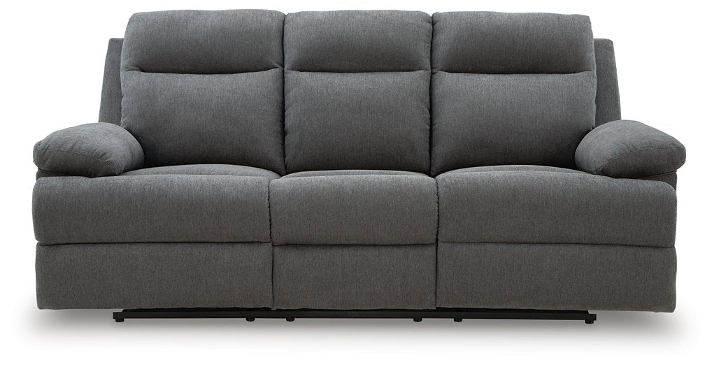 Side-Swipe Reclining Sofa with Drop Down Table - Abundant Home Collections