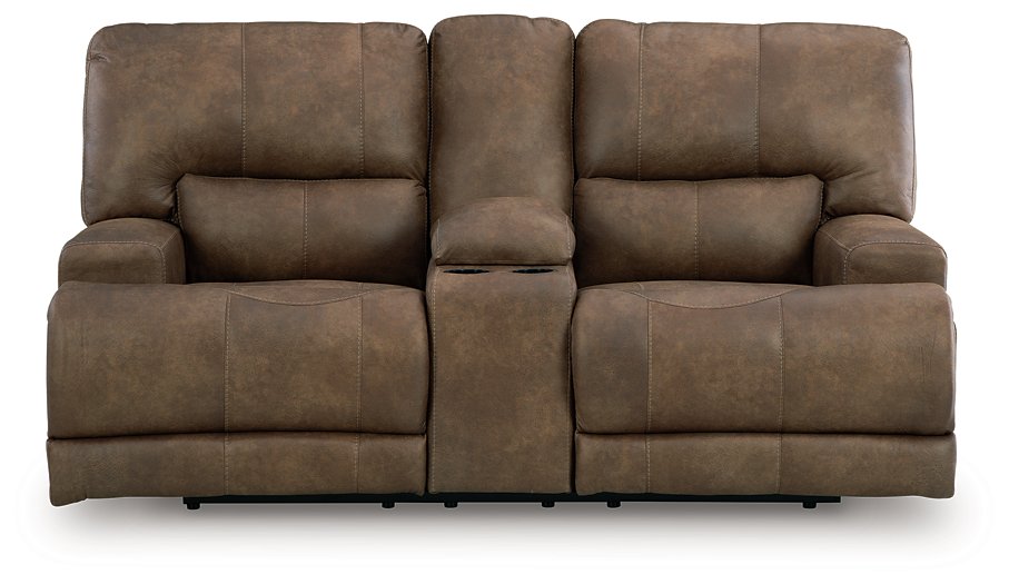 Beckley Place Power Reclining Loveseat with Console - Abundant Home Collections