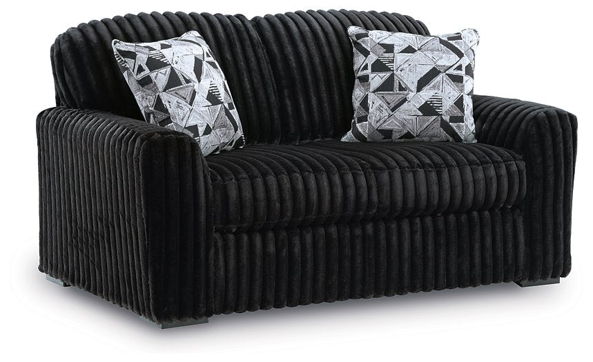 Midnight-Madness Loveseat - Abundant Home Collections
