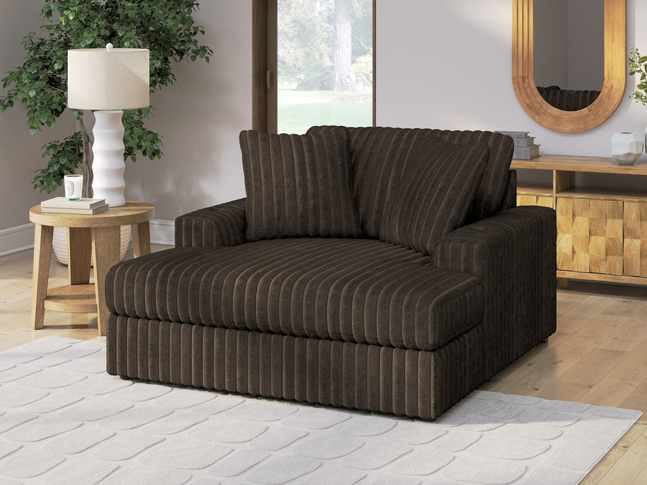 Midnight-Madness Oversized Chaise - Abundant Home Collections