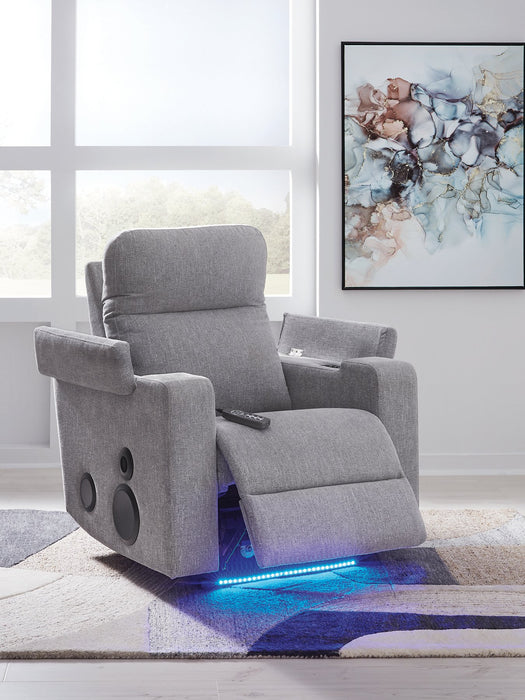Pineland Power Glider Recliner with Audio System - Abundant Home Collections