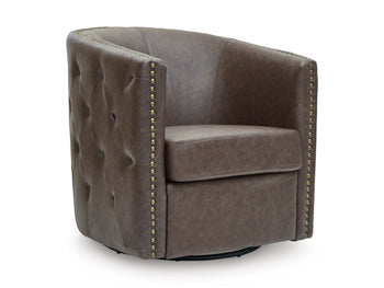 Brentlow Swivel Accent Chair - Abundant Home Collections