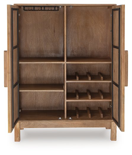 Pellamour Bar Cabinet - Abundant Home Collections