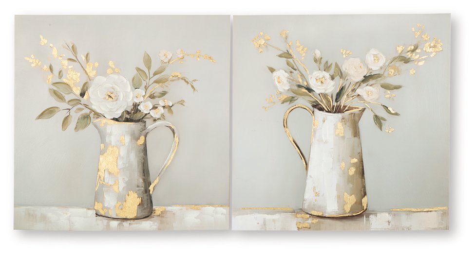 Amoryville Wall Art Set (Set of 2) - Abundant Home Collections