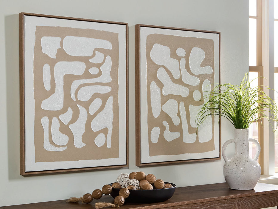 Waldett Wall Art (Set of 2) - Abundant Home Collections