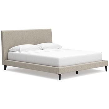 Cielden Upholstered Bed with Roll Slats - Abundant Home Collections