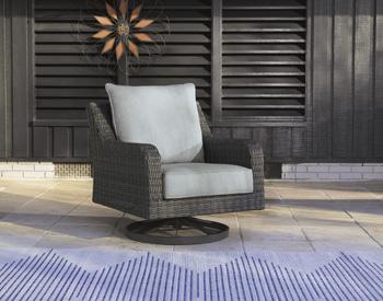Elite Park Outdoor Swivel Lounge with Cushion - Abundant Home Collections