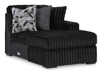 Midnight-Madness Sectional Sofa with Chaise - Abundant Home Collections