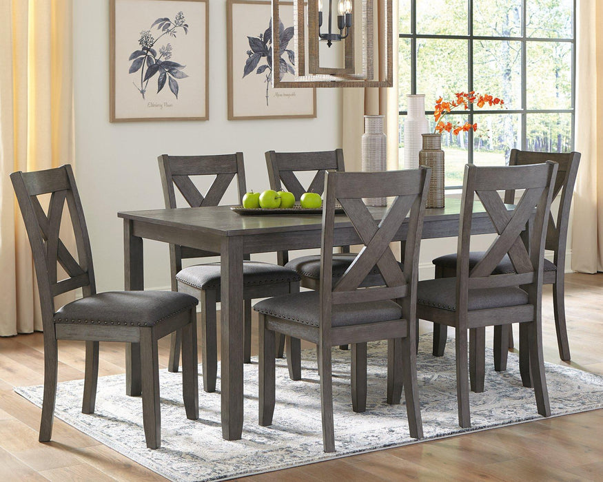 Caitbrook Dining Table and Chairs (Set of 7) - Abundant Home Collections