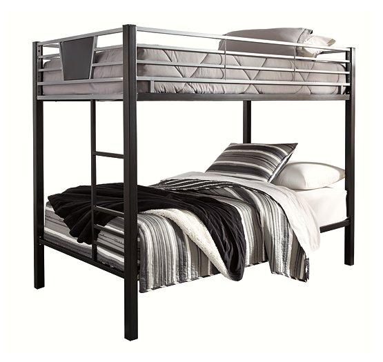 Dinsmore Bunk Bed with Ladder - Abundant Home Collections