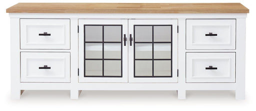 Ashbryn 74" TV Stand - Abundant Home Collections