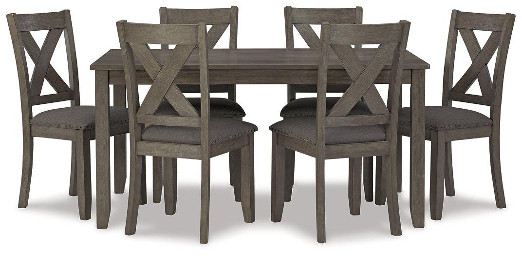 Caitbrook Dining Table and Chairs (Set of 7) - Abundant Home Collections