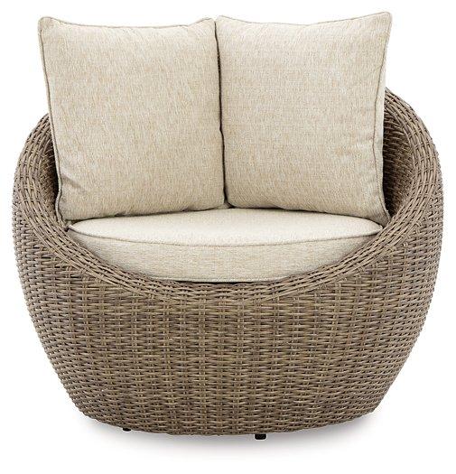 Danson Swivel Lounge with Cushion (Set of 2) - Abundant Home Collections