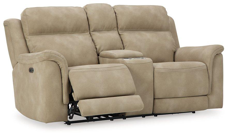 Next-Gen DuraPella Power Reclining Loveseat with Console - Abundant Home Collections