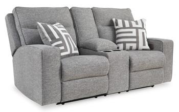 Biscoe Power Reclining Loveseat - Abundant Home Collections