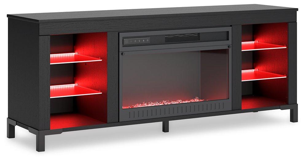 Cayberry Entertainment Center with Electric Fireplace - Abundant Home Collections