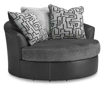 Brixley Pier Oversized Swivel Accent Chair - Abundant Home Collections