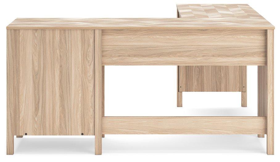 Battelle 60" Home Office Desk with Return - Abundant Home Collections