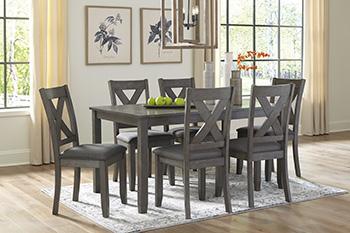 Caitbrook Dining Table and Chairs (Set of 7) - Abundant Home Collections