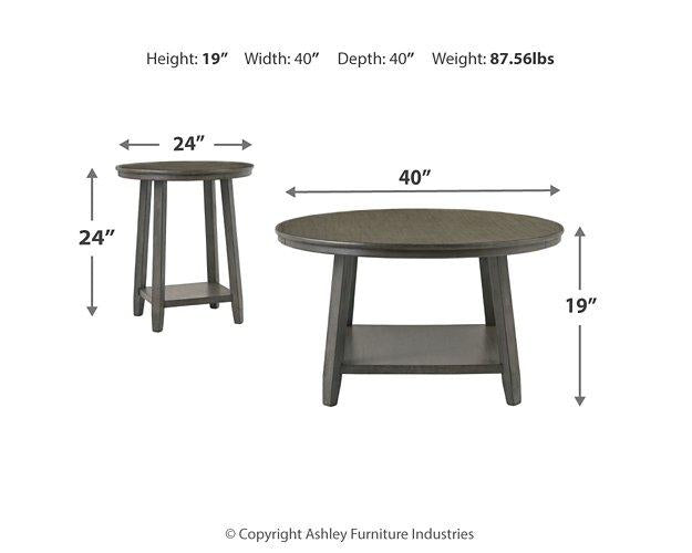 Caitbrook Table (Set of 3) - Abundant Home Collections