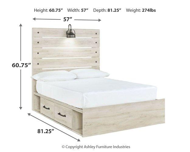 Cambeck Bed with 4 Storage Drawers - Abundant Home Collections