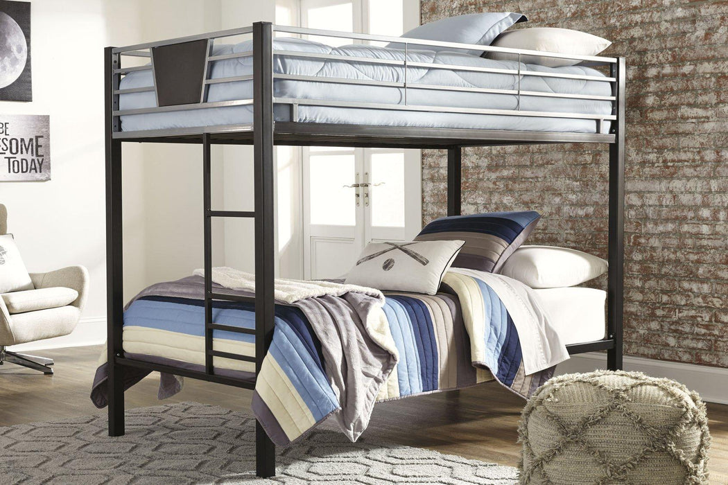 Dinsmore Bunk Bed with Ladder - Abundant Home Collections