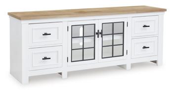 Ashbryn 74" TV Stand - Abundant Home Collections