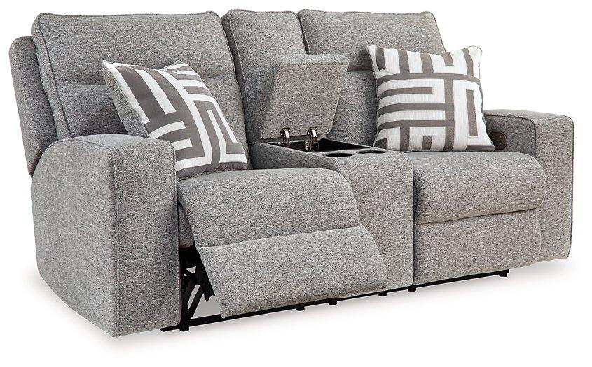Biscoe Power Reclining Loveseat - Abundant Home Collections