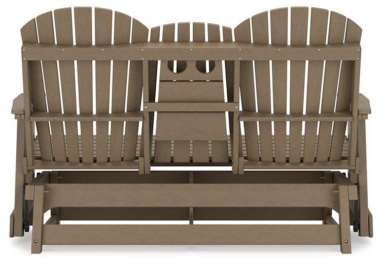 Hyland wave Outdoor Glider Loveseat - Abundant Home Collections