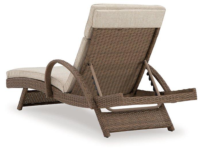 Beachcroft Outdoor Chaise Lounge with Cushion - Abundant Home Collections