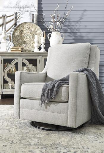 Kambria Swivel Glider Accent Chair - Abundant Home Collections