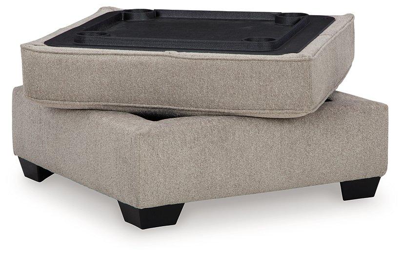 Claireah Ottoman With Storage - Abundant Home Collections