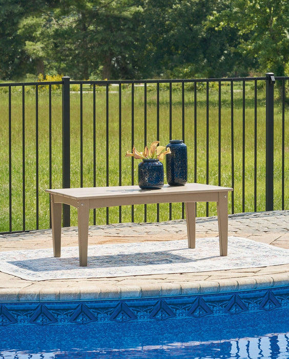 Hyland wave Outdoor Coffee Table - Abundant Home Collections