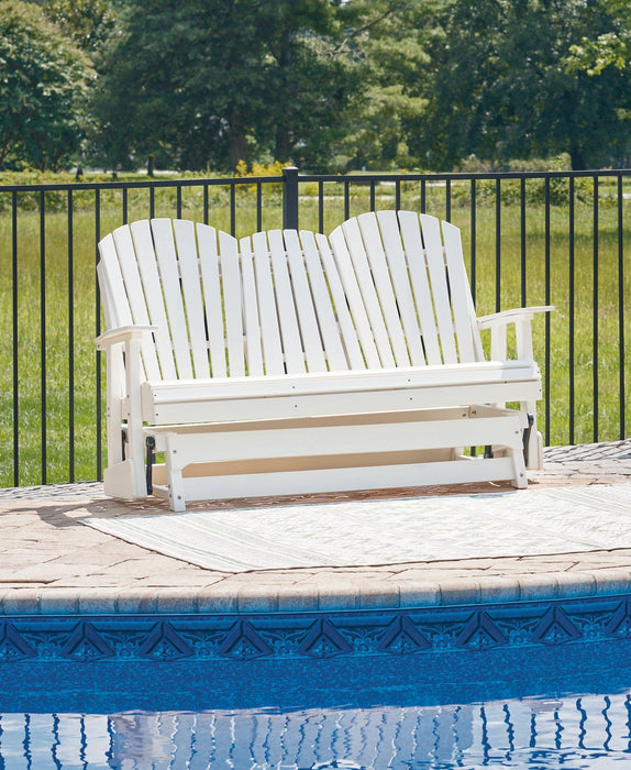 Hyland wave Outdoor Glider Loveseat - Abundant Home Collections