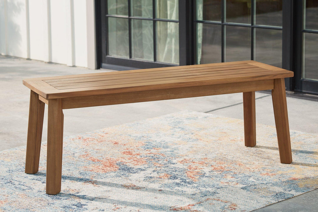 Janiyah Outdoor Dining Bench - Abundant Home Collections