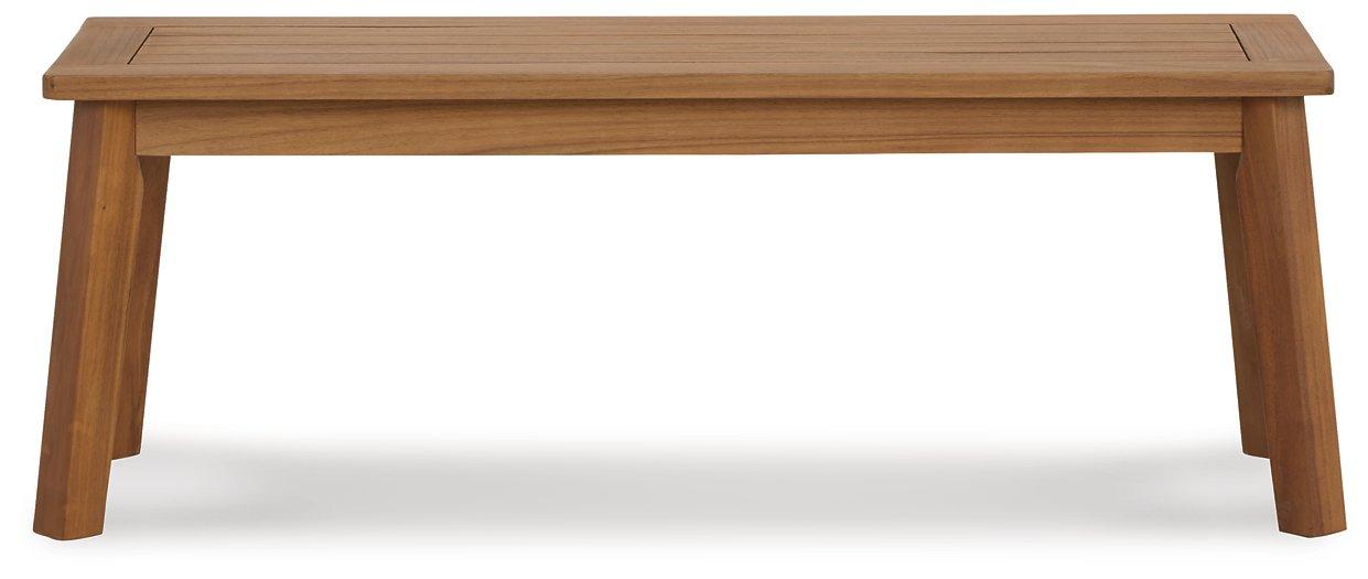 Janiyah Outdoor Dining Bench - Abundant Home Collections