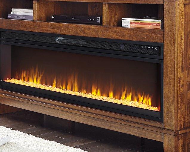 Camdill 80" TV Stand with Electric Fireplace - Abundant Home Collections
