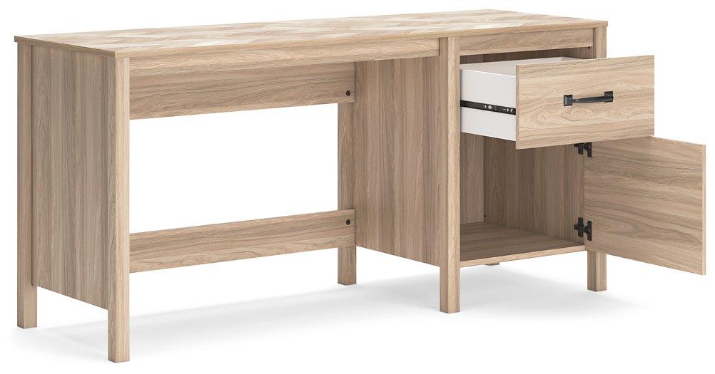 Battelle 60" Home Office Desk with Return - Abundant Home Collections