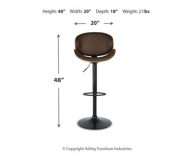 Bellatier Adjustable Height Bar Stool - Abundant Home Collections