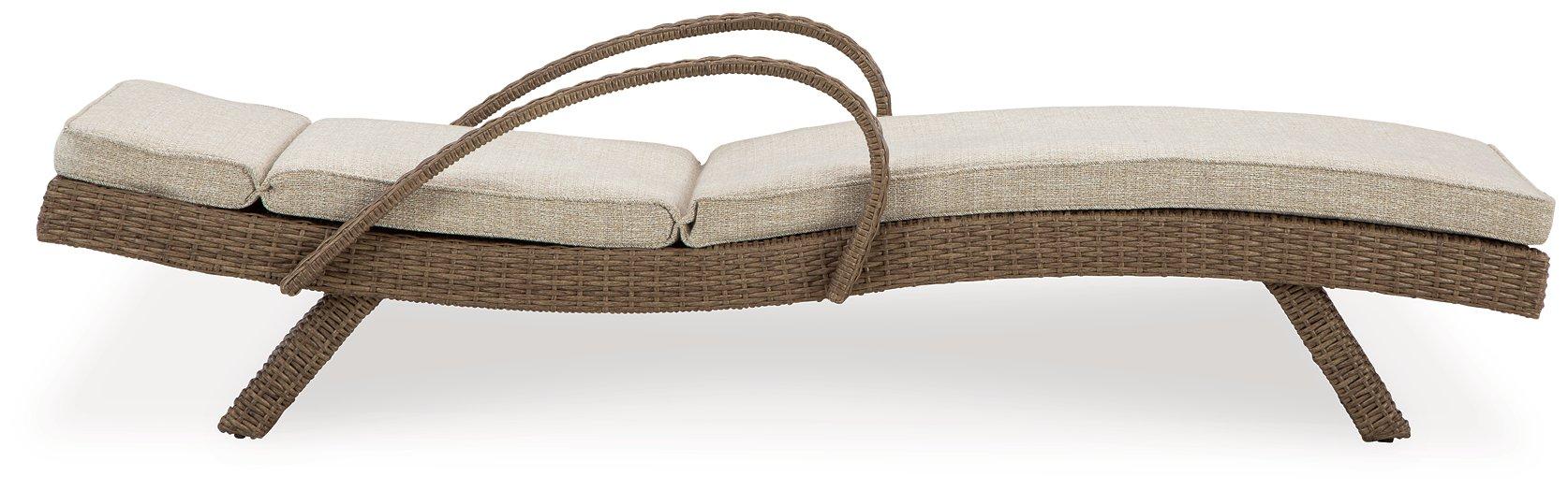 Beachcroft Outdoor Chaise Lounge with Cushion - Abundant Home Collections
