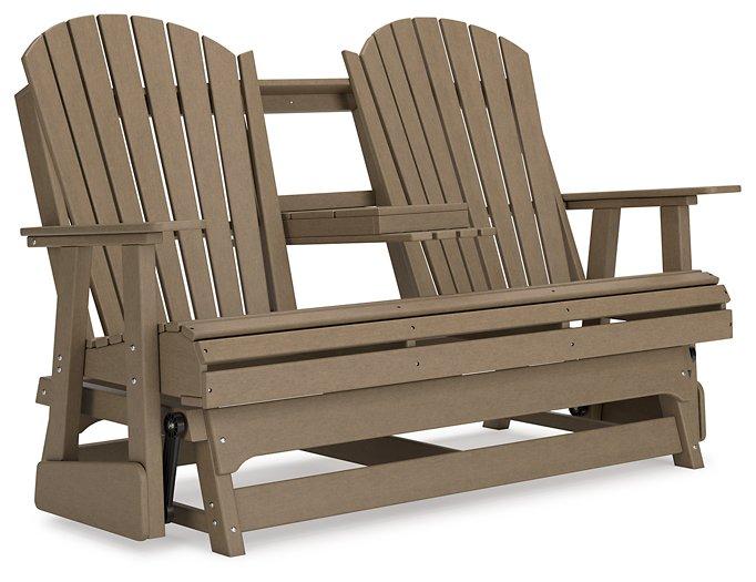 Hyland wave Outdoor Glider Loveseat - Abundant Home Collections