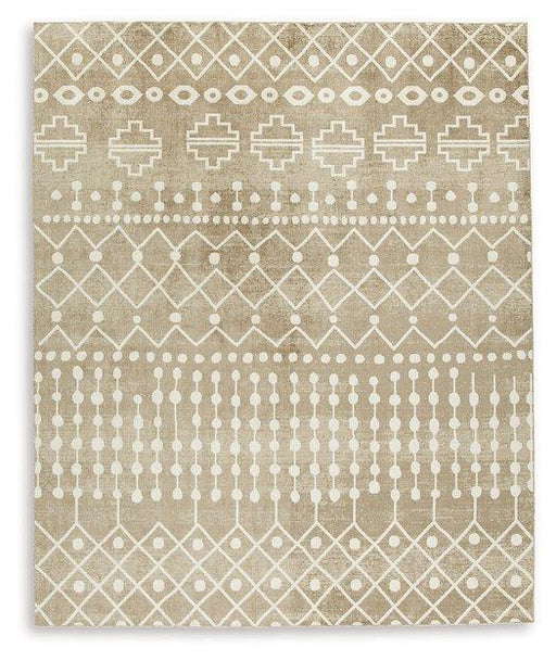 Bunchly 7'10" x 10'3" Washable Rug - Abundant Home Collections
