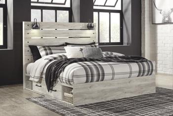Cambeck Bed with 2 Storage Drawers - Abundant Home Collections