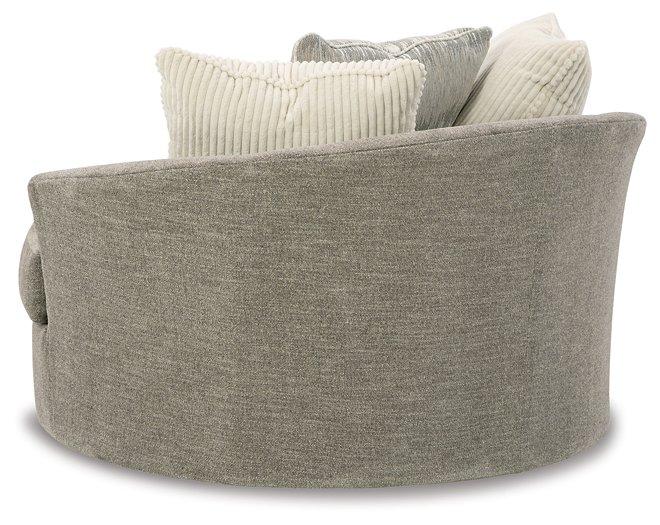 Creswell Oversized Swivel Accent Chair - Abundant Home Collections