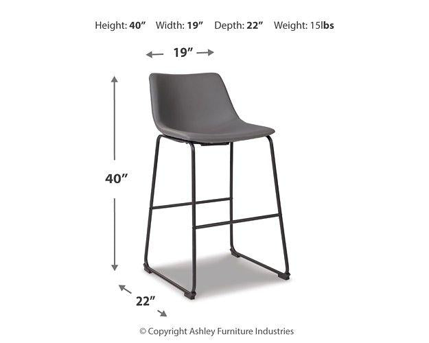Centiar Pub Height Bar Stool - Abundant Home Collections