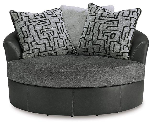 Brixley Pier Oversized Swivel Accent Chair - Abundant Home Collections