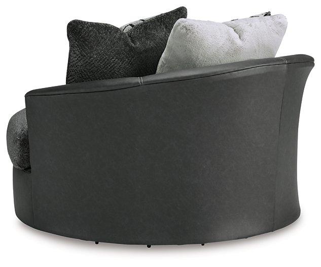 Brixley Pier Oversized Swivel Accent Chair - Abundant Home Collections