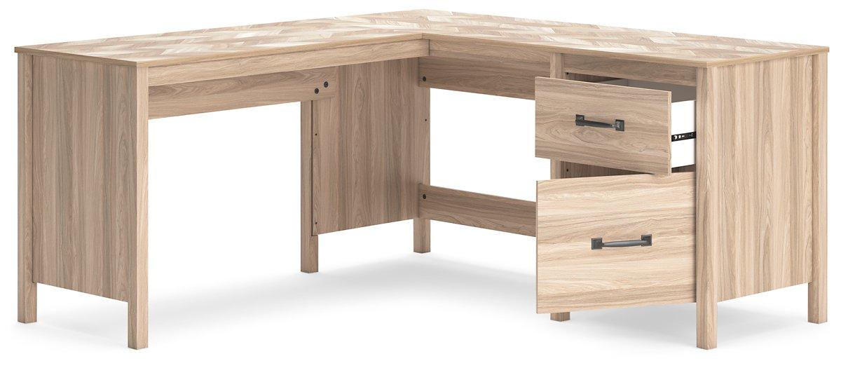 Battelle 60" Home Office Desk with Return - Abundant Home Collections