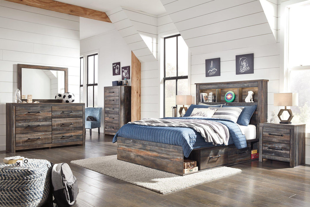 Drystan Youth Bed with 2 Storage Drawers - Abundant Home Collections