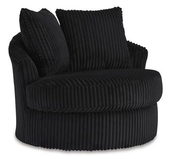 Gramwell Swivel Accent Chair - Abundant Home Collections